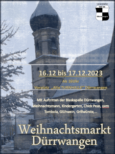 Weihnachtsmarkt 2023 TSV 08 Dürrwangen